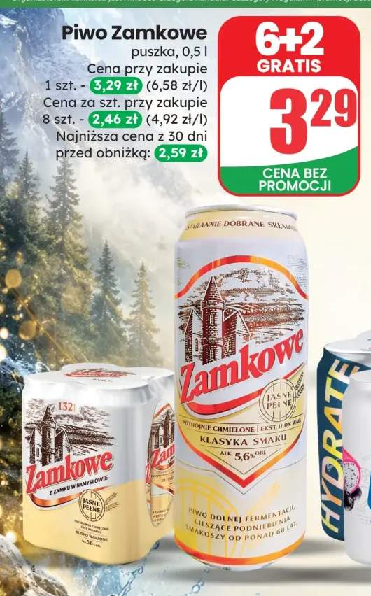 Piwo Zamkowe Jasne Pełne