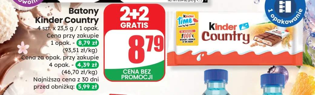Batony Kinder Country 4-pak