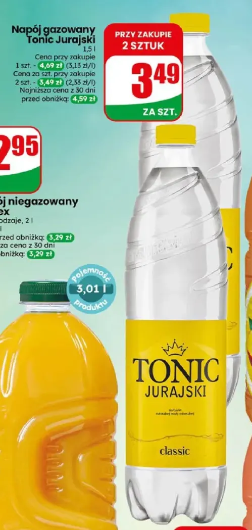 Napój gazowany Tonic Jurajski classic