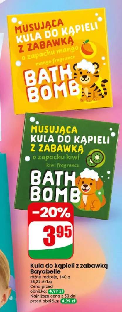 Kula do kąpieli z zabawką Bayabelle o zapachu mango +1 wariant