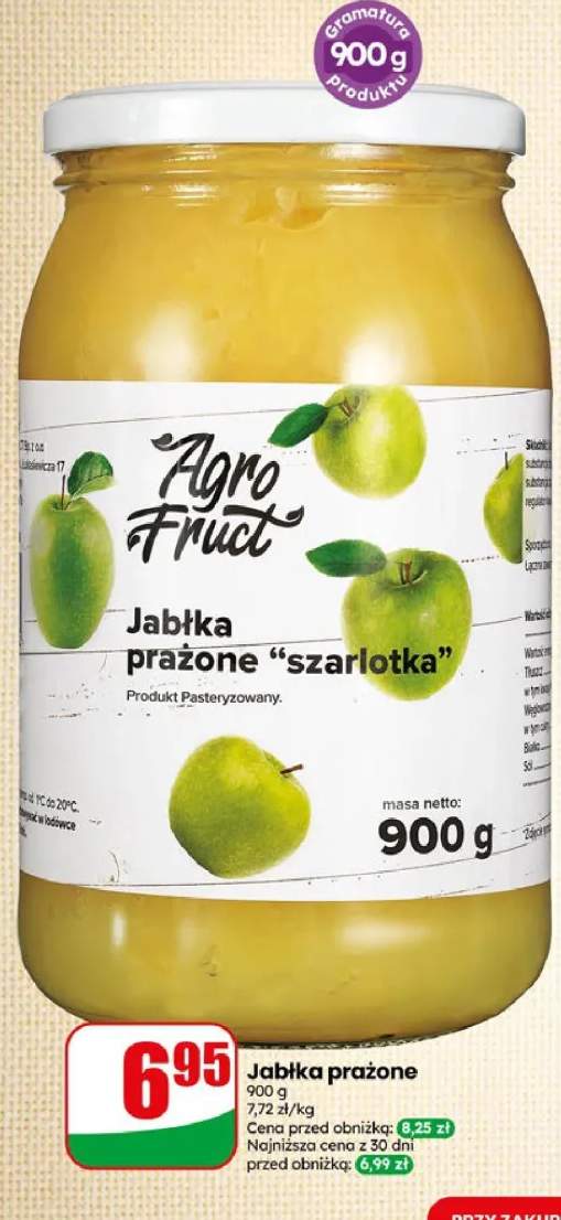 Jabłka prażone Agro Fruct szarlotka