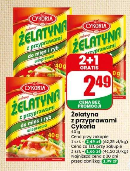 Żelatyna z przyprawami Cykoria