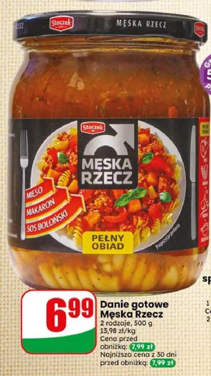 Danie gotowe Męska Rzecz sos boloński