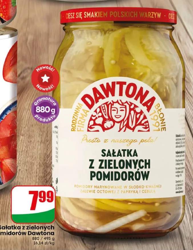 Sałatka z zielonych pomidorów Dawtona