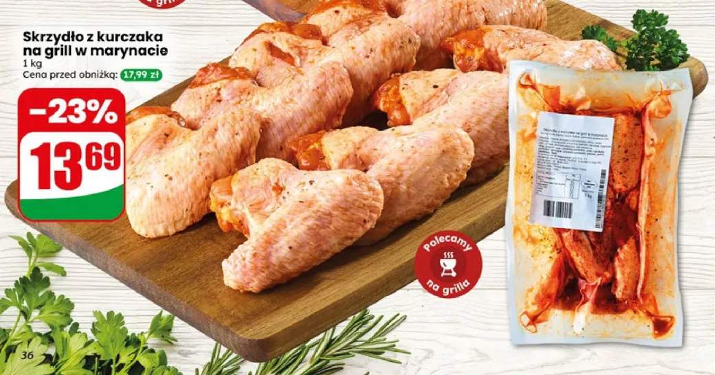 Skrzydło z kurczaka na grill w marynacie Agro Rydzyna
