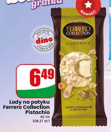 Lody na patyku Ferrero Collection Pistachio