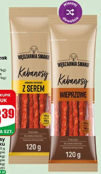 Kabanosy z serem Wędzarnia Smaku +1 wariant