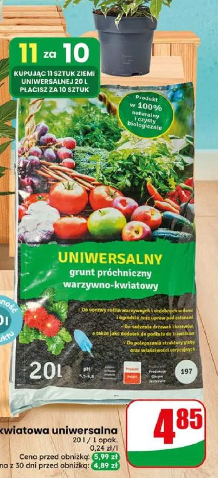 Ziemia kwiatowa uniwersalna