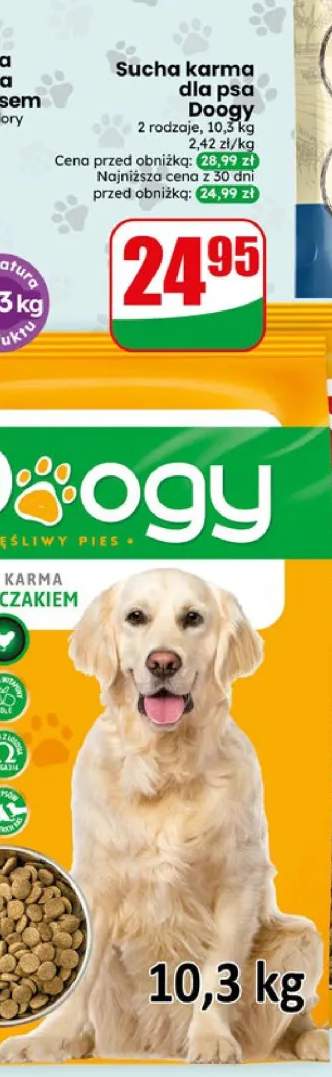 Sucha karma dla psa z kurczakiem Doogy