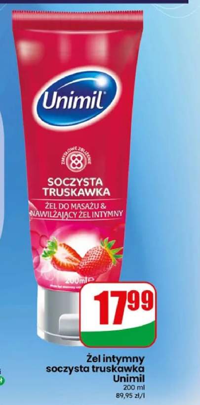 Żel intymny Unimil Soczysta Truskawka