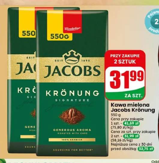 Kawa mielona Jacobs Krönung