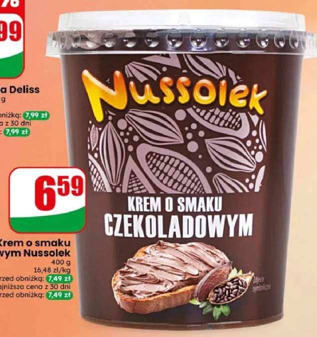 Krem o smaku czekoladowym Nussolek