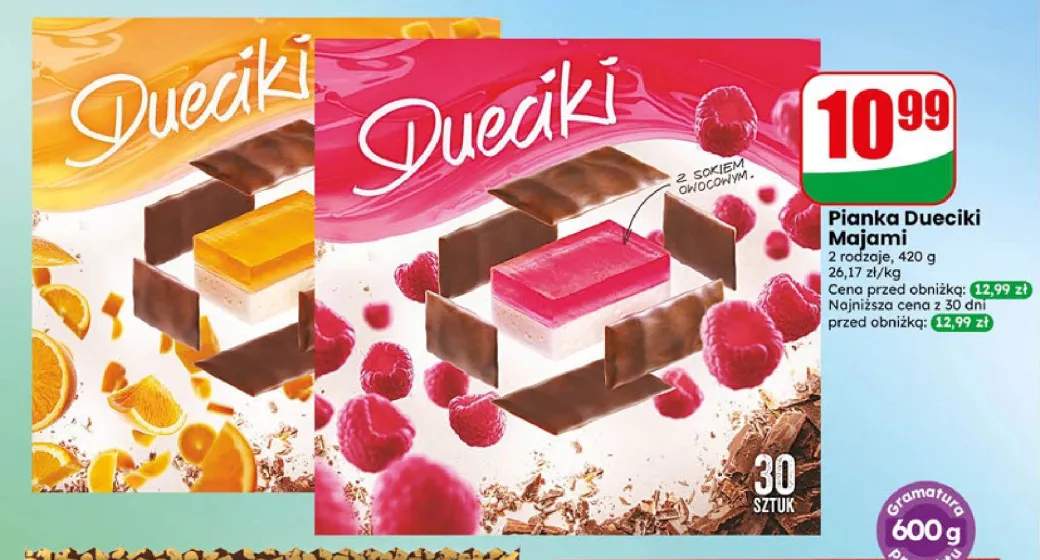 Pianka Dueciki pomarańczowa Majami +1 wariant