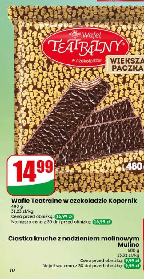 Wafle Teatralne w czekoladzie Kopernik