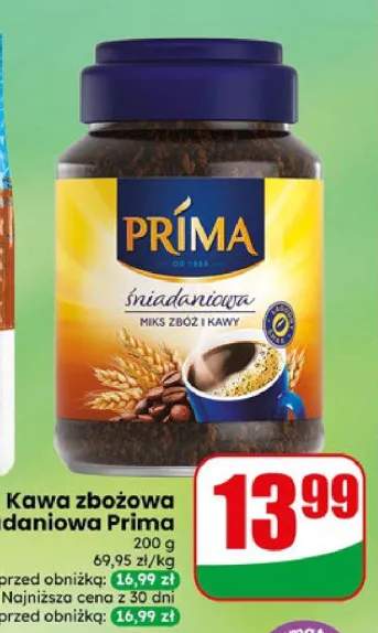 Kawa zbożowa Śniadaniowa Prima