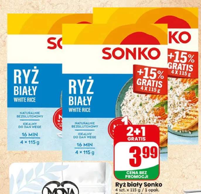 Ryż biały Sonko 4-pak