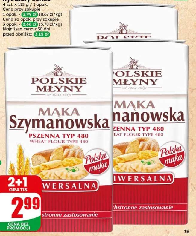 Mąka pszenna Szymanowska Polskie Młyny