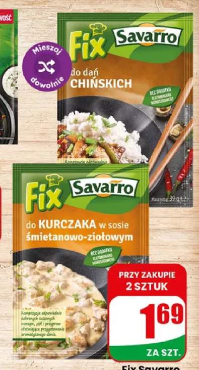 Fix Savarro do dań chińskich +1 wariant