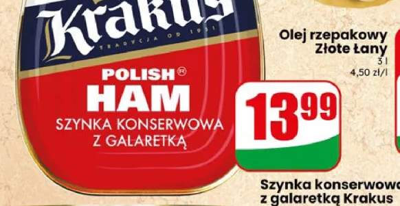 Szynka konserwowa z galaretką Krakus Polish Ham