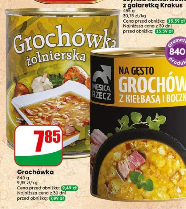 Zupa grochówka żołnierska +1 wariant