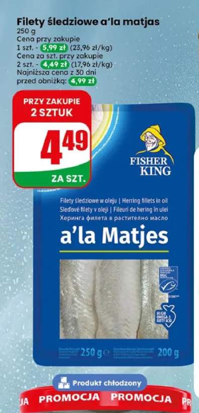 Filety śledziowe a'la matjas Fisher King