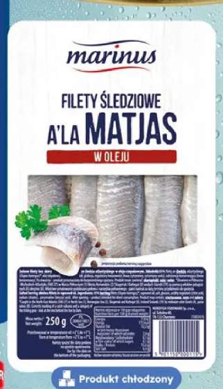 Filety śledziowe a'la matjas Marinus