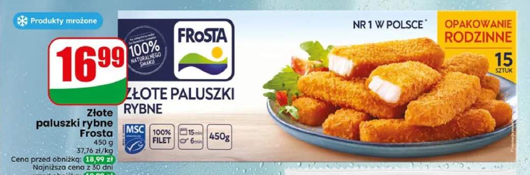 Złote paluszki rybne Frosta