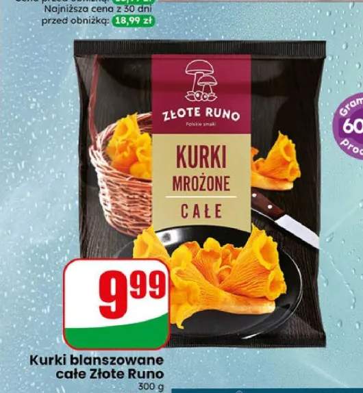 Kurki blanszowane całe Złote Runo
