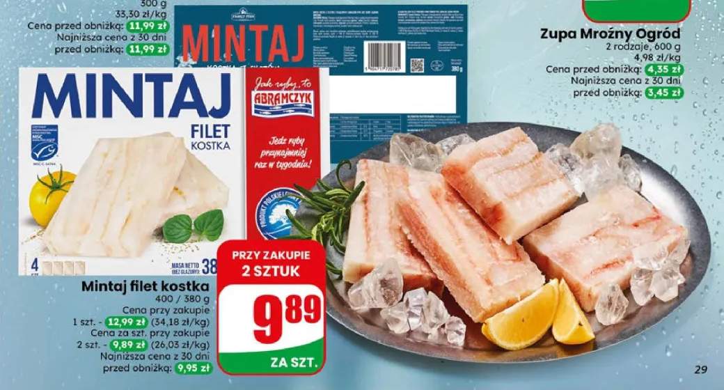 Mintaj filet kostka Abramczyk