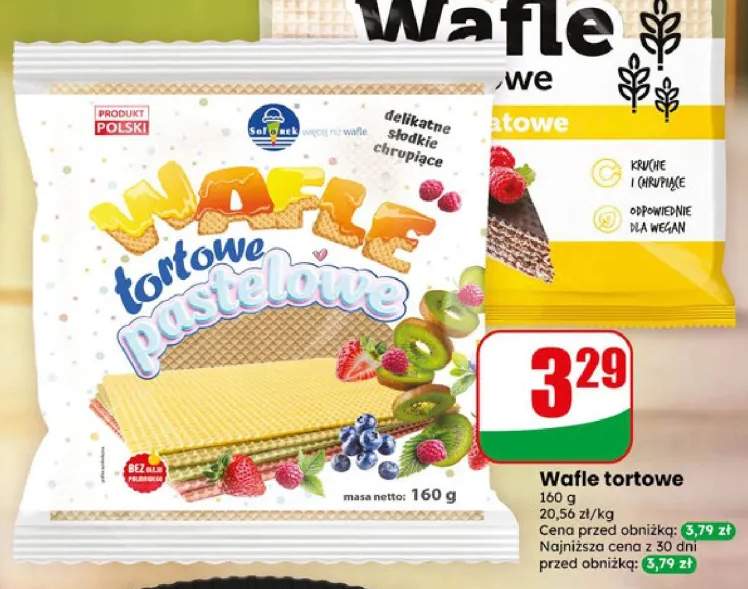 Wafle tortowe pastelowe EuroWafel