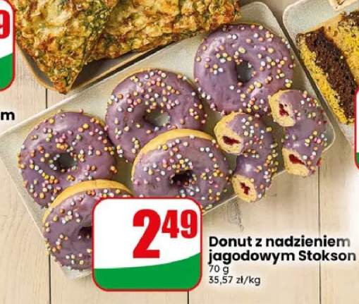 Donut z nadzieniem jagodowym Stokson