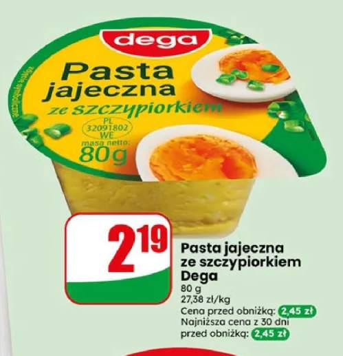 Pasta jajeczna ze szczypiorkiem Dega