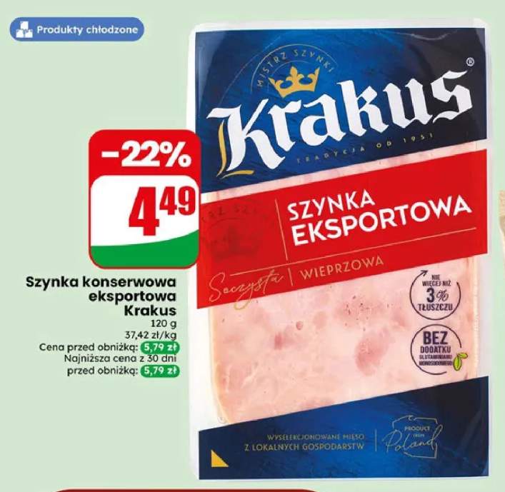 Szynka konserwowa eksportowa Krakus