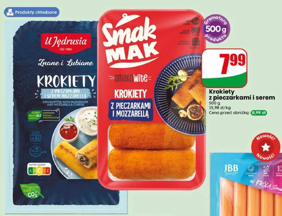 Krokiety z pieczarkami i mozzarellą Smak Mak +1 wariant