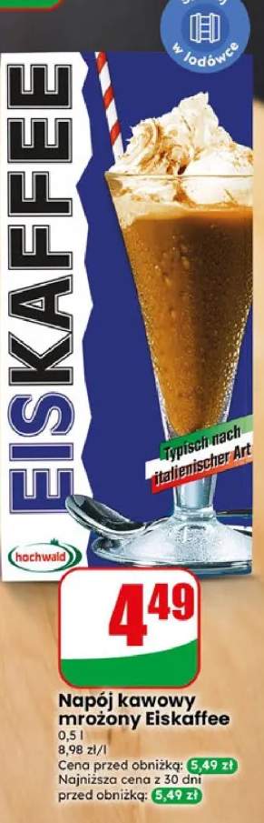 Napój kawowy mrożony Hochwald Eiskaffee