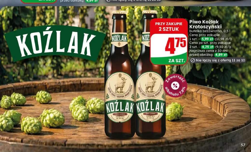 Piwo Koźlak Krotoszyński
