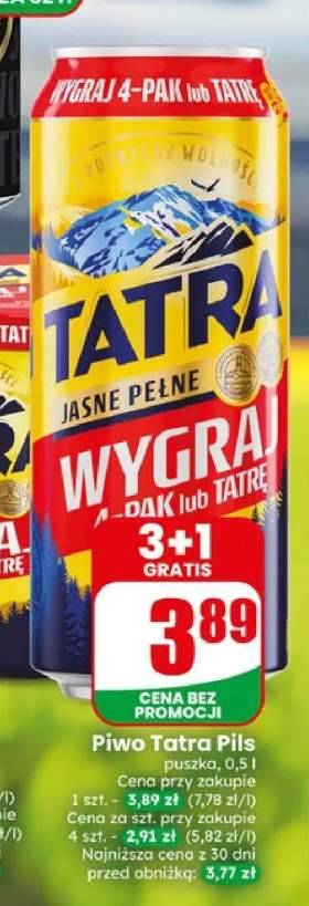 Piwo Tatra Pils