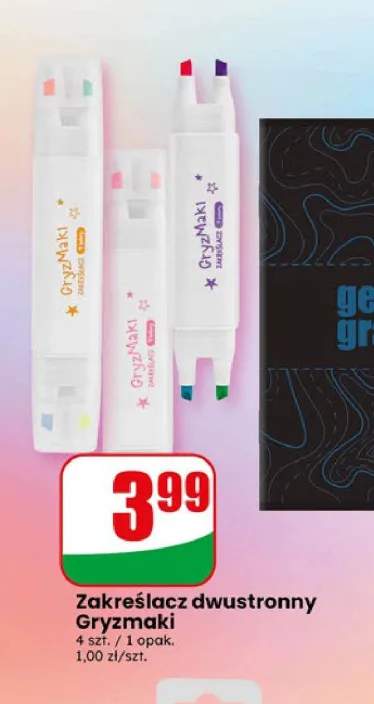 Zakreślacz dwustronny Gryzmaki