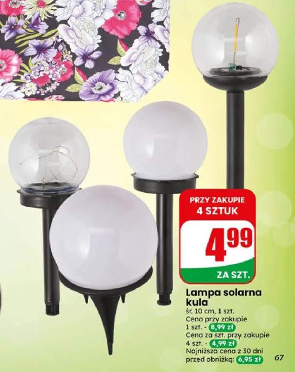 Lampa solarna kula