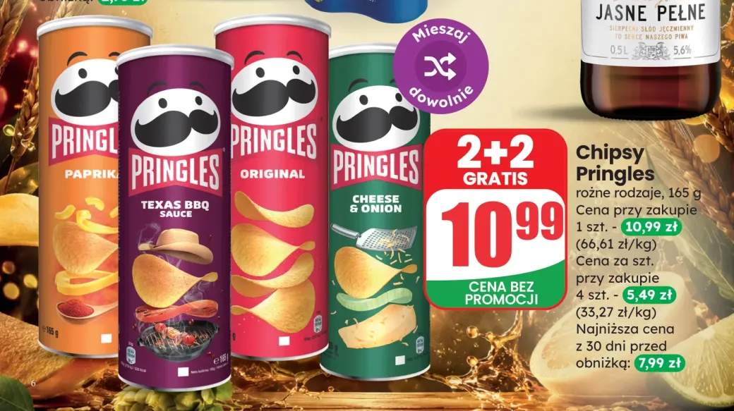 Chipsy Pringles Paprika +3 warianty