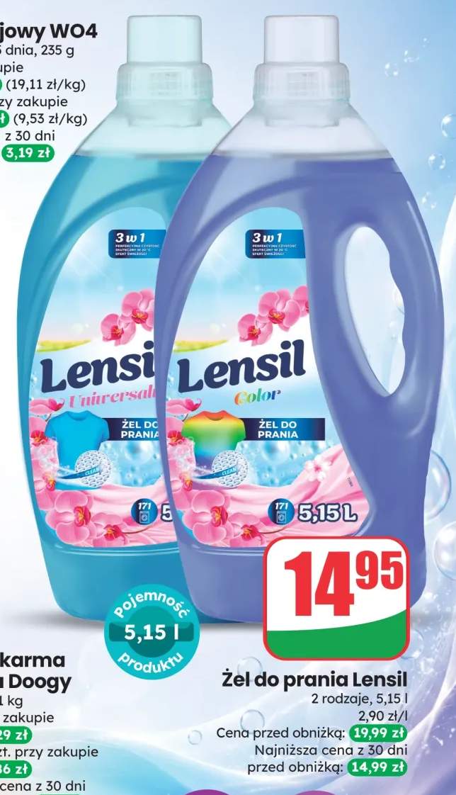 Żel do prania Lensil Uniwersal +1 wariant
