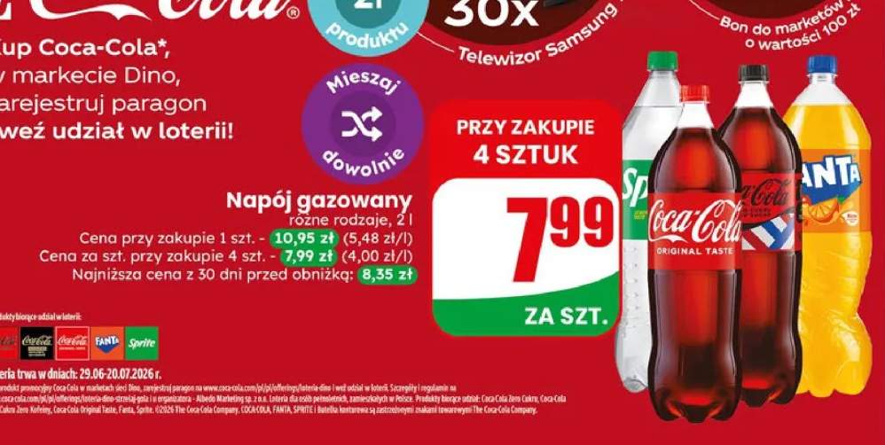 Napój gazowany Coca-Cola Original Taste +3 warianty