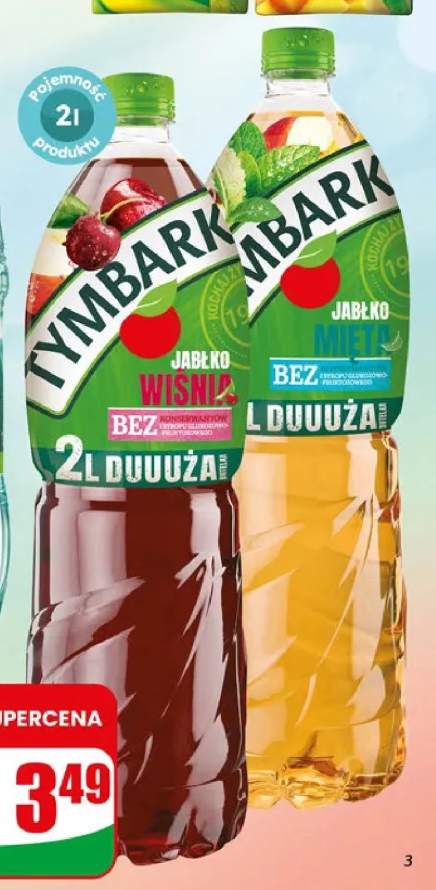 Napój niegazowany Tymbark jabłko wiśnia +1 wariant
