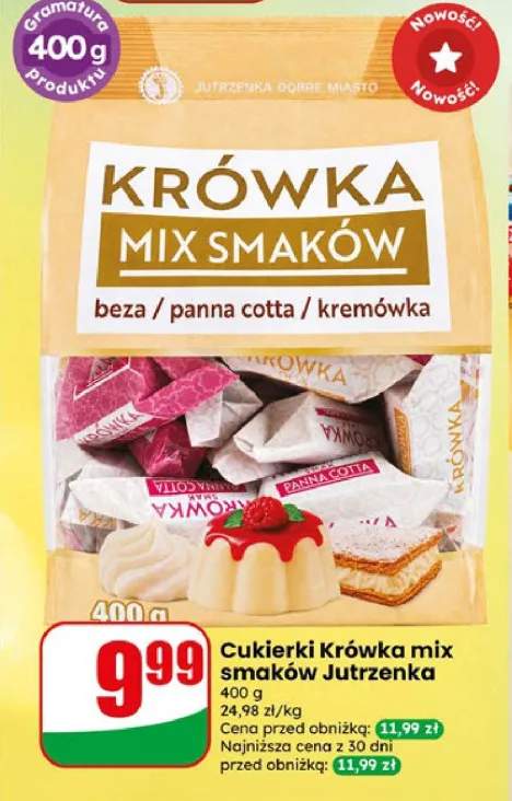 Cukierki Krówka mix smaków Jutrzenka