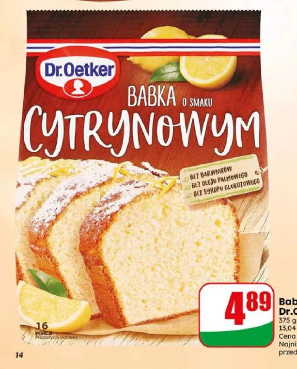 Babka cytrynowa Dr.Oetker