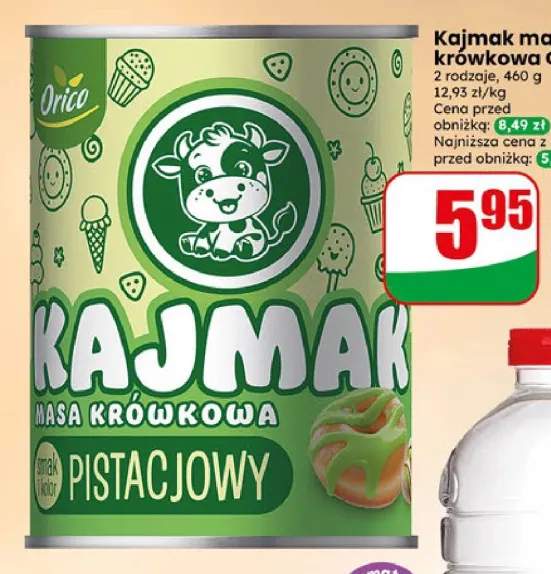 Kajmak masa krówkowa Orico pistacjowy