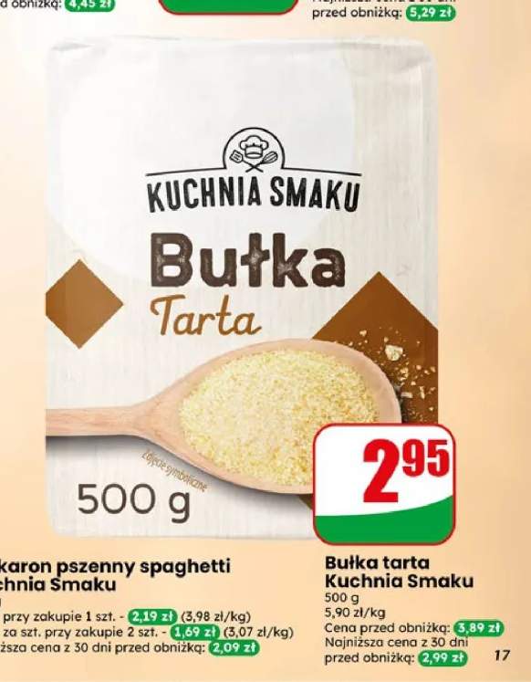 Bułka tarta Kuchnia Smaku
