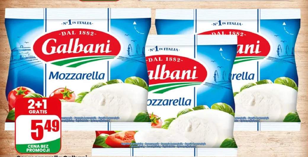 Ser mozzarella Galbani