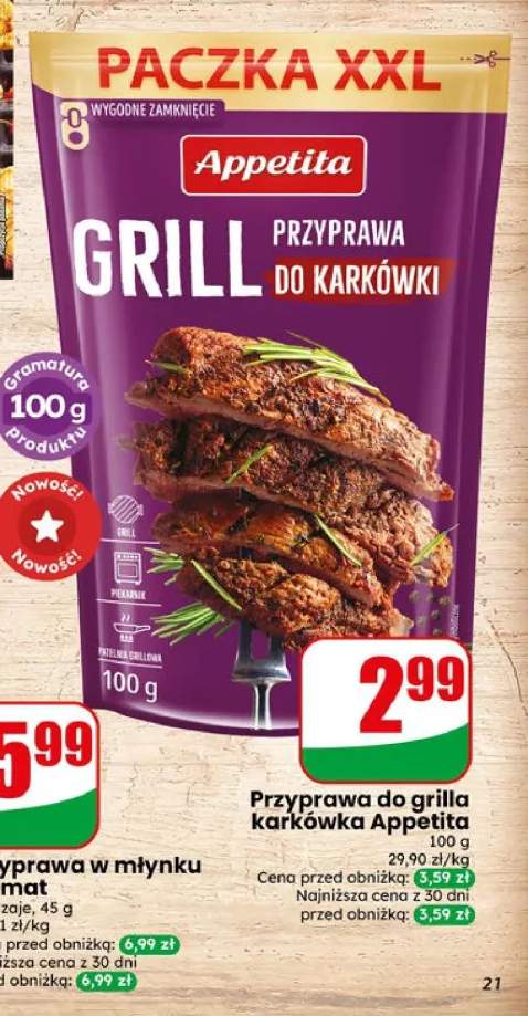 Przyprawa do grilla karkówka Appetita