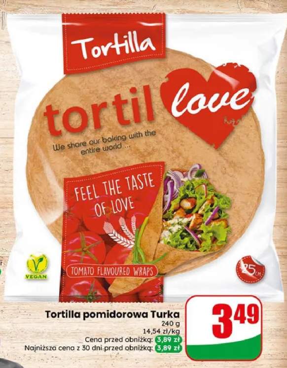 Tortilla pomidorowa Turka